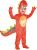 Costum dinozaur rosu copii - 4 - 5 ani / 116cm