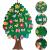 Copac din fetru cu 30 decoratiuni Bambinice BN048