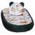 Baby nest multifunctional, catifea si bumbac, spring forest