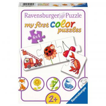 PUZZLE LUCRURI COLORATE, 6x4 PIESE