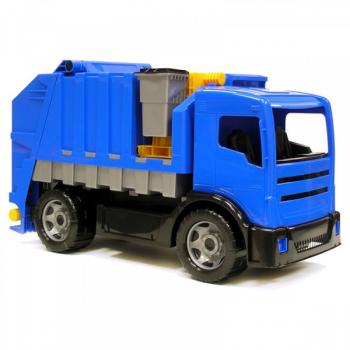 Camion Gunoi Albastru Din Plastic Lena Pentru Copii Sustine 100kg