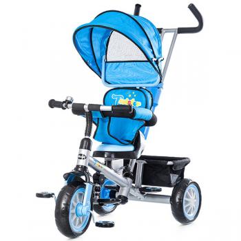 Tricicleta Cu Copertina Si Sezut Reversibil Chipolino Twister Blue 2015