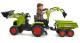 Tractor cu pedale pentru copii falk 1010w claas axos cu cupa, excavator si remorca
