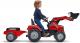 Tractor pentru copii falk 4010am, cu remorca si incarcator frontal, rosu