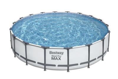 piscina cadru rotunda, bestway steel pro max,  56462, albastru, 5.49 x 1.22 m