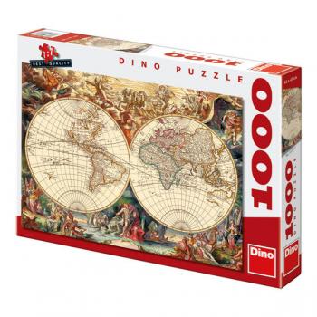 Puzzle - Harta Istorica A Lumii (1000 Piese)