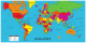 Puzzle Geografic - Harta Lumii (68 Piese)