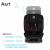 Lionelo - Scaun auto Aart RWF, 0-36 Kg, 4 Pozitii Inclinare Spatar, 13 Pozitii Reglare Tetiera, Negru