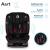 Lionelo - Scaun auto Aart RWF, 0-36 Kg, 4 Pozitii Inclinare Spatar, 13 Pozitii Reglare Tetiera, Negru