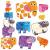 Headu ecoplay - puzzle-uri progresive animale mari si mici