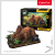Cubic fun - puzzle 3d triceratops 44 piese