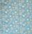 Cearceaf "bubble blue'', kidsdecor, cu elastic, din bumbac - 52x95 cm