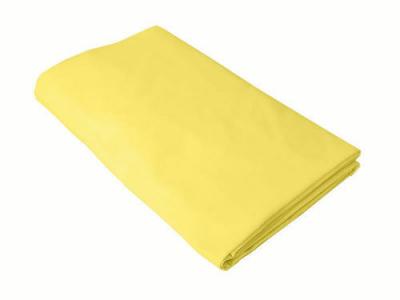 Cearceaf galben, kidsdecor,  cu elastic, din bumbac - 60x107 cm