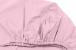 Cearceaf roz, kidsdecor, cu elastic, din bumbac - 60x85 cm