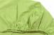 Cearceaf verde, kidsdecor, cu elastic, din bumbac - 63x127 cm