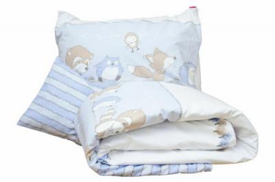 Lenjerie pat copii odette blue, kidsdecor, din bumbac - 100x135 cm