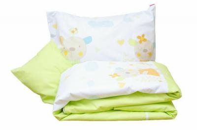 Lenjerie pat copii primavera, kidsdecor, din bumbac - 100x135 cm