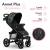 Lionelo - Carucior sport Annet Plus Dreamin\', De la nastere, Cu accesorii, 0 - 22 Kg, Negru