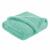Bocioland - Paturica pufoasa pentru copii, Din fleece, 80 x 100 cm, Mint