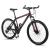 Bicicleta mtb de 26 inch, 21 viteze shimano, jante aluminiu, frane disc, phoenix, negru-rosu