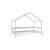 Casuta de joaca din lemn certificat FSC, In stil scandinav YappyHytte House, YappyKids, 169x89x135 cm, Gri