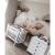 Comoda de infasat YappyEtude din lemn, Cu patru sertare, Cu blat de infasat detasabil, YappyKids, 89x86x50 cm, Gri