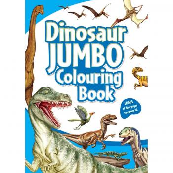 Carte de colorat Jumbo cu Dinozauri Alligator AB3138DIJC