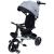 Tricicleta pliabila pentru copii Impera gri, scaun rotativ, copertina de soare, maner pentru parinti Kidscare