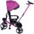 Tricicleta pliabila pentru copii Impera mov, scaun rotativ, copertina de soare, maner pentru parinti Kidscare