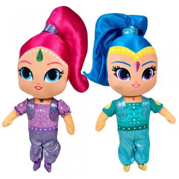 Set 2 jucarii din plus si material textil shimmer & shine 30 cm