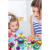 Set jucarie de constructie Gradina cu Flori, 130 piese Cosmolino MP74949