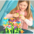 Set jucarie de constructie Gradina cu Flori, 130 piese Cosmolino MP74949