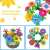 Set jucarie de constructie Gradina cu Flori, 130 piese Cosmolino MP74949