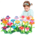 Set jucarie de constructie Gradina cu Flori, 130 piese Cosmolino MP74949