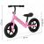 Bicicleta fara pedale cu roti din spuma eva ecotoys jm-763 - roz