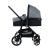 Carucior transformabil 3 in 1, Trio Easy, Cu parte sport transformabila in landou, scoica auto, husa picioare, geanta mamici si accesorii, FreeON, Light grey