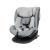 Scaun auto pentru copii, Opal, Pentru grupele de greutate 0-36 Kg, 40 - 150 Cm, Tehnologie Isofix I-Size, Centura Top Tether, Protectie laterala, Rotire 360° grade, Cu pozitie de somn si tetiera reglabila, FreeON, Grey