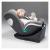 Scaun auto pentru copii, Opal, Pentru grupele de greutate 0-36 Kg, 40 - 150 Cm, Tehnologie Isofix I-Size, Centura Top Tether, Protectie laterala, Rotire 360° grade, Cu pozitie de somn si tetiera reglabila, FreeON, Grey