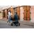 Carucior transformabil 3 in 1, Trio Easy, Cu parte sport transformabila in landou, scoica auto, husa picioare, husa ploaie, suport pahar, geanta mamici si accesorii, FreeON, Black