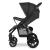 Lionelo - Carucior sport Annet Tour, De la nastere, UPF 50+, Cu maner reglabil, Plasa de tantari, Suport biberon, Saculet pentru picioare, Pana la 22 kg, Negru