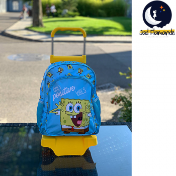 Troler rucsac detasabil Sponge Bob Positive Vibes