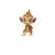 Figurine clip' n' go, pokemon,  chimchar & poke ball