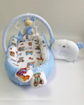 Babynest Plush MyKids 0193 Teddy Blue