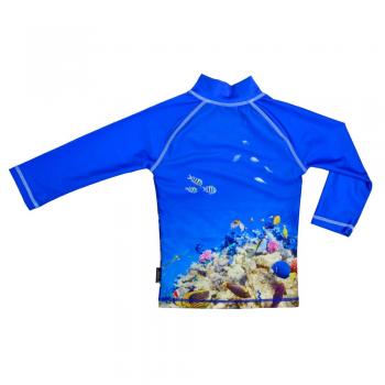 Tricou De Baie Coral Reef Marime 98-104 Protectie Uv Swimpy