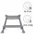 Scaun de masa 4 in 1 kidwell eatan gray