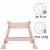 Scaun de masa 4 in 1 kidwell eatan pink