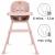 Scaun de masa 4 in 1 kidwell eatan pink