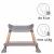 Scaun de masa 4 in 1 kidwell eatan wood gray