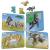 Set 4 Puzzle-uri Animale: Leu, Elefant, Maimuta, Zebra, 9 piese Larsen LRM9-NO