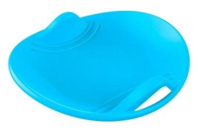 Sanie pentru copii, rotunda, din plastic, albastra, 60x59x11 cm, 12877